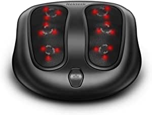 Foot Massager Machine, Shiatsu Heated Electric Kneading Foot Massager with Heat