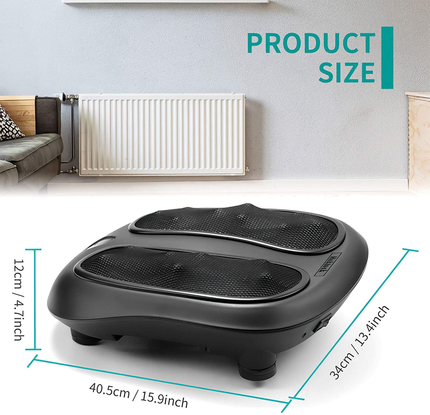 Foot Massager Machine, Shiatsu Heated Electric Kneading Foot Massager with Heat