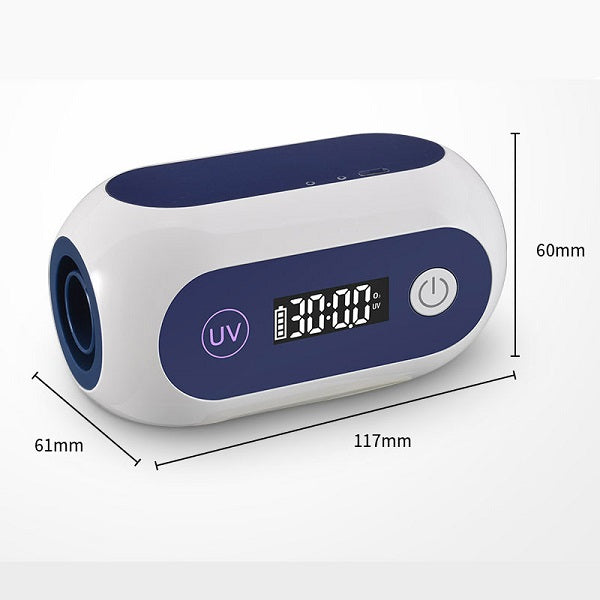 Portable Ozone and UV Light CPAP Sterilizer CPAP Machine Mask Tubing Cleaner