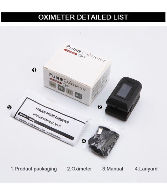 Finger Tip Pulse Oximeter - Deluxe
